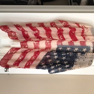 American Flag Kimono (with fringe)